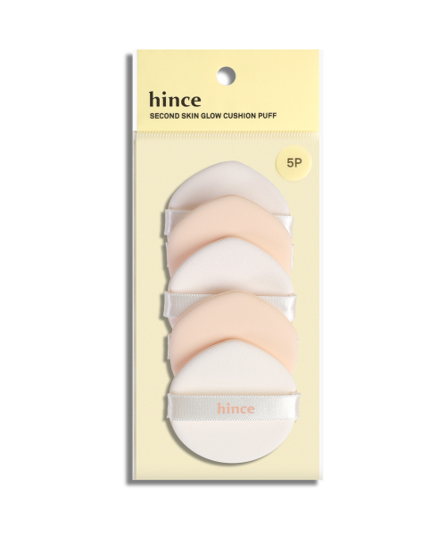 HINCE Second Skin Glow Cushion Puff (5 Pcs)