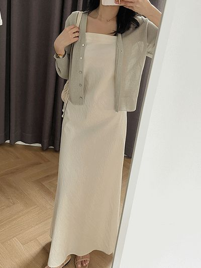 シリア ローラン ノースリーブワンピース 2カラー展開 レディース 画像 2