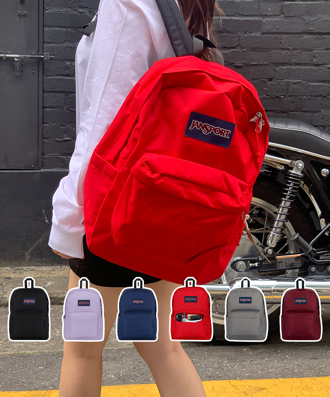 JANSPORT スーパーブレイク プラス ラップトップ JS0A4QUE バックパック 通学 デイリー リュック 画像 4