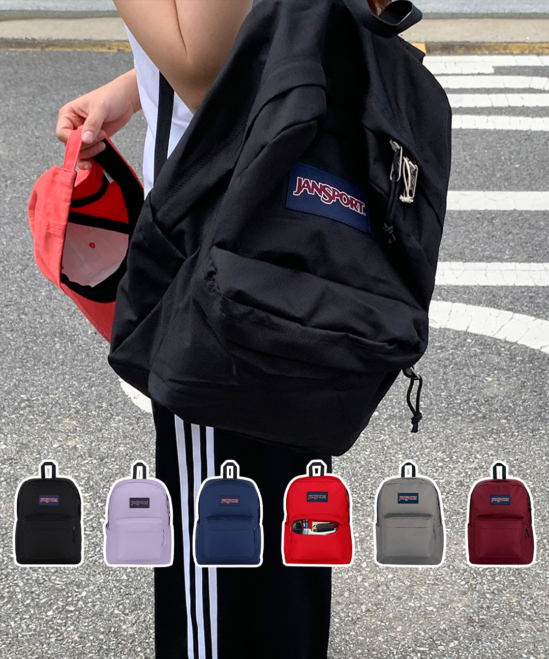 JANSPORT スーパーブレイク プラス ラップトップ JS0A4QUE バックパック 通学 デイリー リュック 画像 5