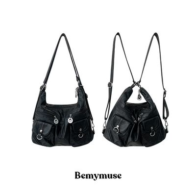 BE MY MUSE オニング レザー ショルダーバッグ 2WAY ヴィンテージスタイル 画像 2