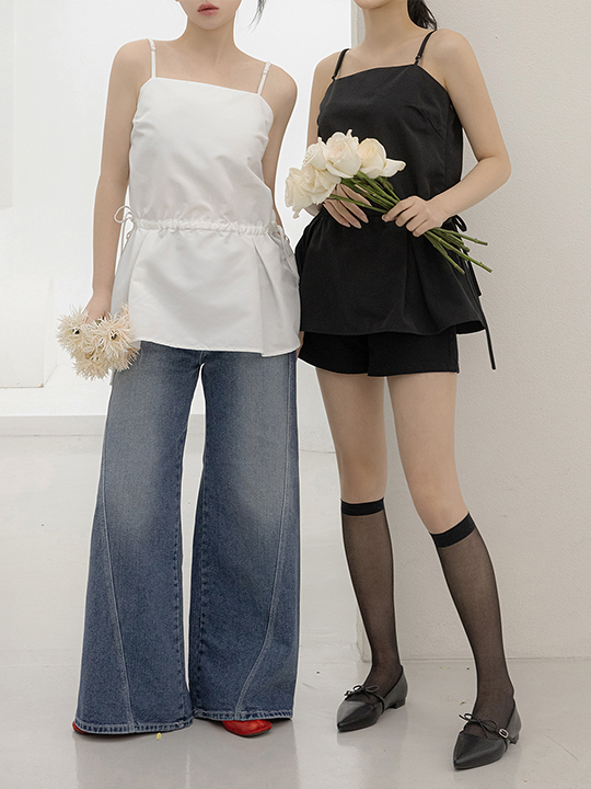 LILYAN.CO プリーツレイヤードワンピース ルーズフィット ストリング付き 44-120サイズ 画像 4