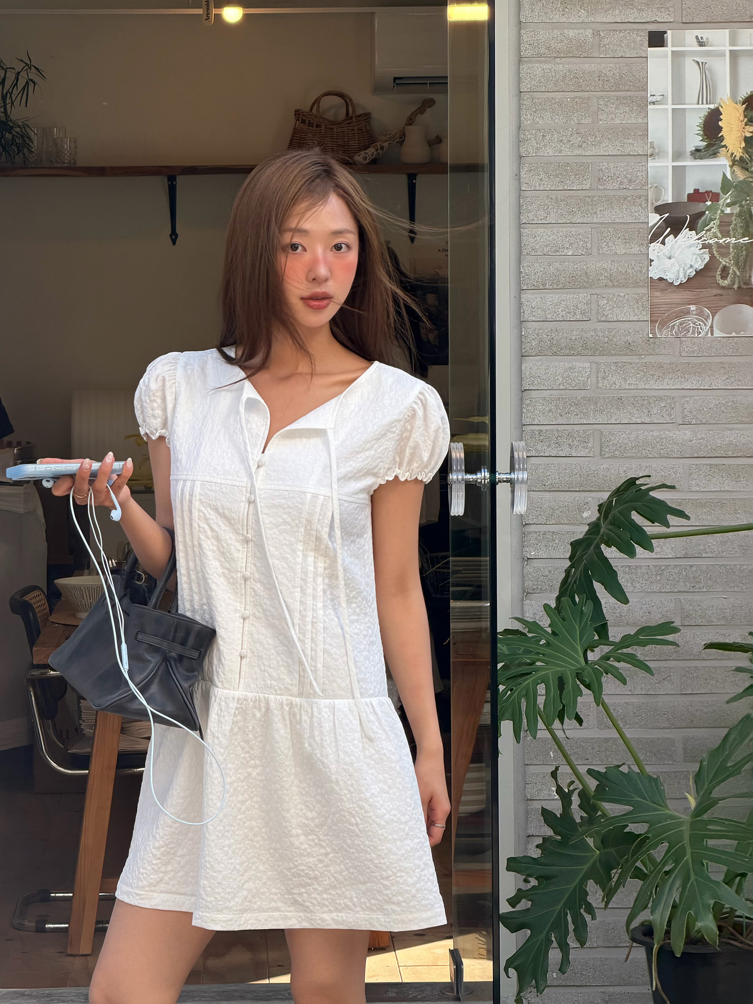 ナイニ シノブ フリルレイヤード ノースリーブワンピース 画像 3