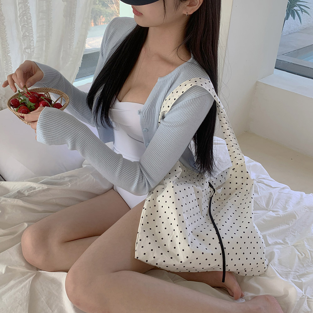 Be My Muse ニジェル ドット柄 ショルダーバッグ クロスボディバッグ 春夏 デイリー レディース 画像 5