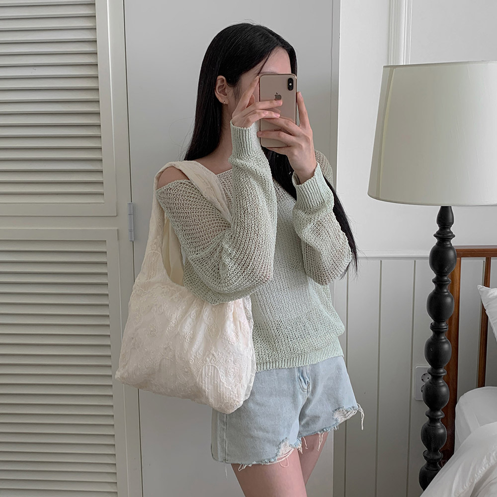 BE MY MUSE SENDIO レース刺繍ショルダーバッグ ラブリーデザイン 画像 4