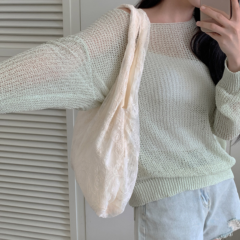 BE MY MUSE SENDIO レース刺繍ショルダーバッグ ラブリーデザイン 画像 5