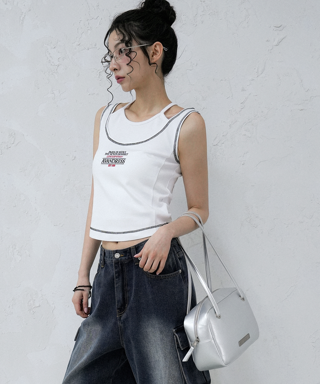 URBAN DRESS セミスクエア ショルダーバッグ 8色展開 レディース 斜め掛けバッグ 画像 3