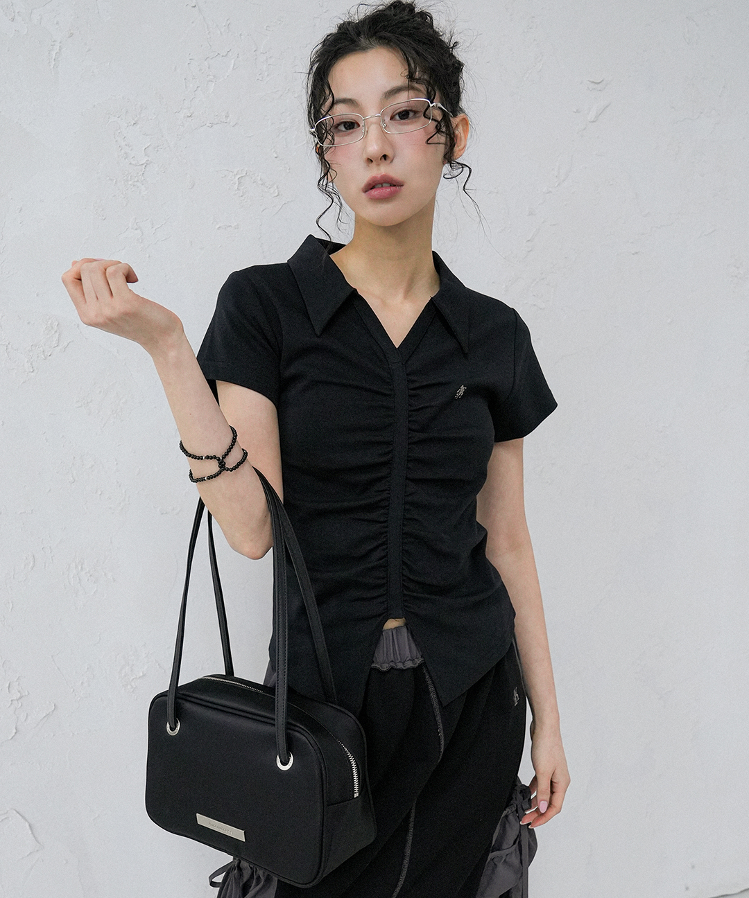 URBAN DRESS セミスクエア ショルダーバッグ 8色展開 レディース 斜め掛けバッグ 画像 4