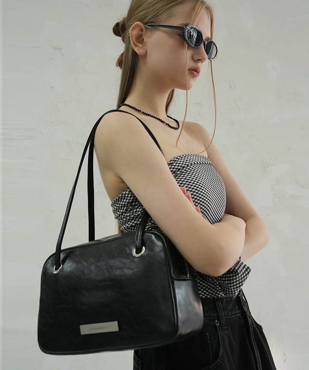 URBAN DRESS セミスクエア ショルダーバッグ 8色展開 レディース 斜め掛けバッグ 画像 8