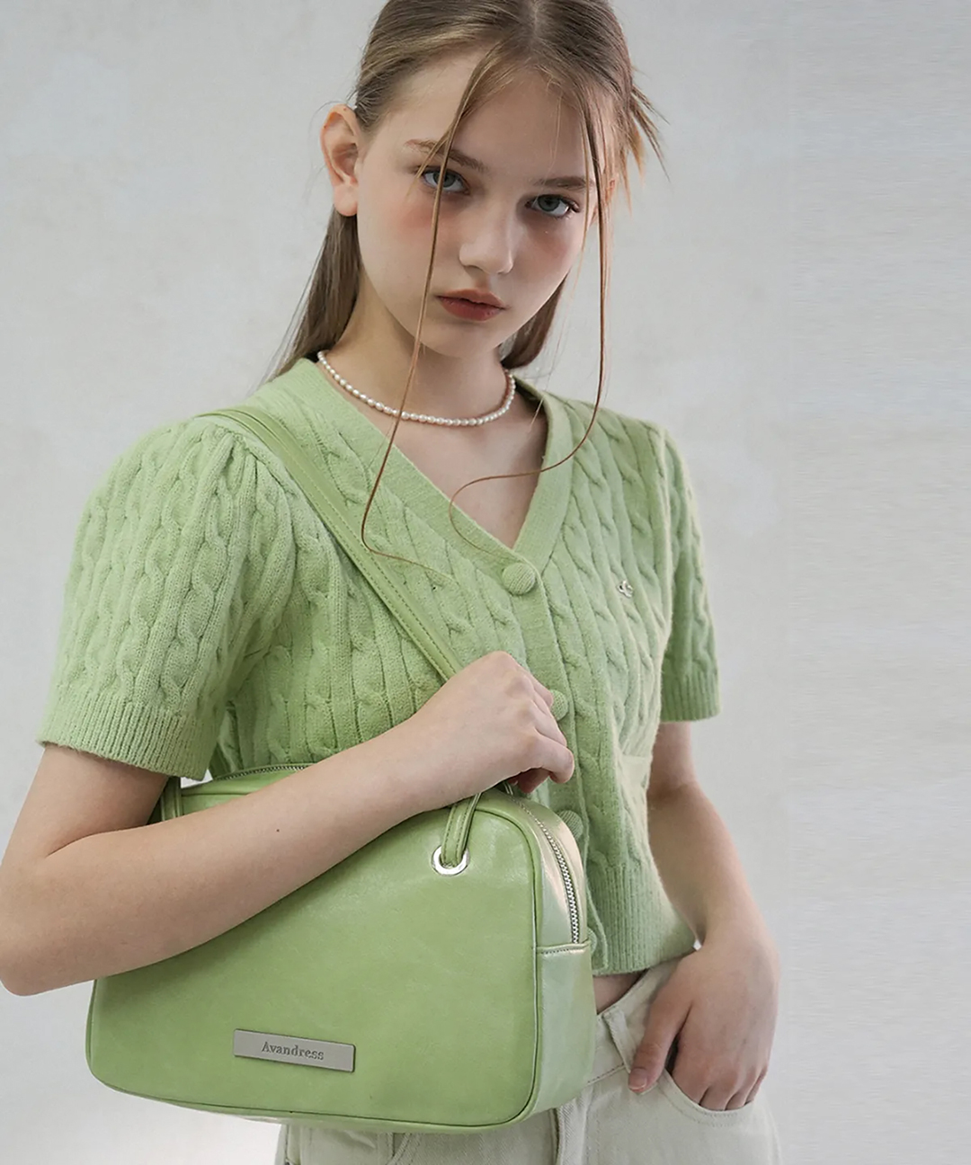 URBAN DRESS セミスクエア ショルダーバッグ 8色展開 レディース 斜め掛けバッグ 画像 9