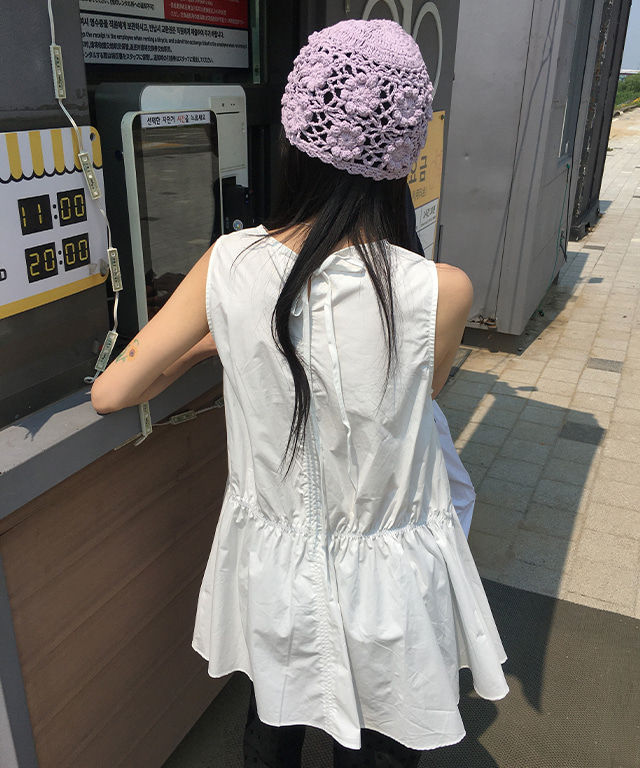 DAILY JOO ロイ シャーリングストラップキャミワンピース 画像 3