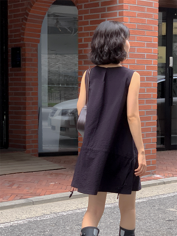 SLOWLIST ジュールズ レイヤード ストリング キャミソール ワンピース 2color ミニ・ミディ丈 画像 4