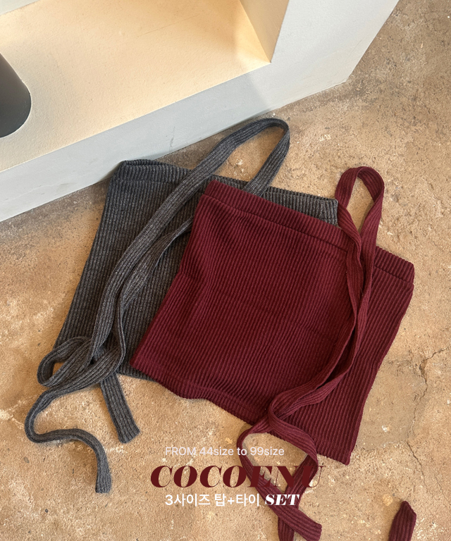 COCO&U Vネックニット マフラービスチェ3点セット 結婚式 通勤 レディース 画像 8