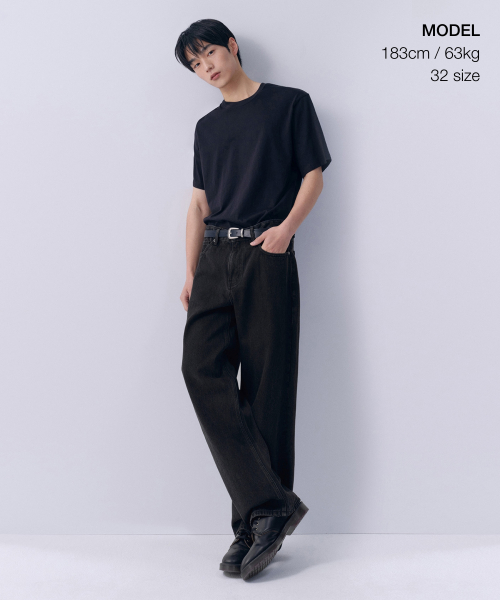ワイドデニムパンツ 画像 2