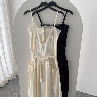 ノーマルマミー マロン ピンタック ノースリーブ ロングワンピース レディース 夏 シンプル 画像 2