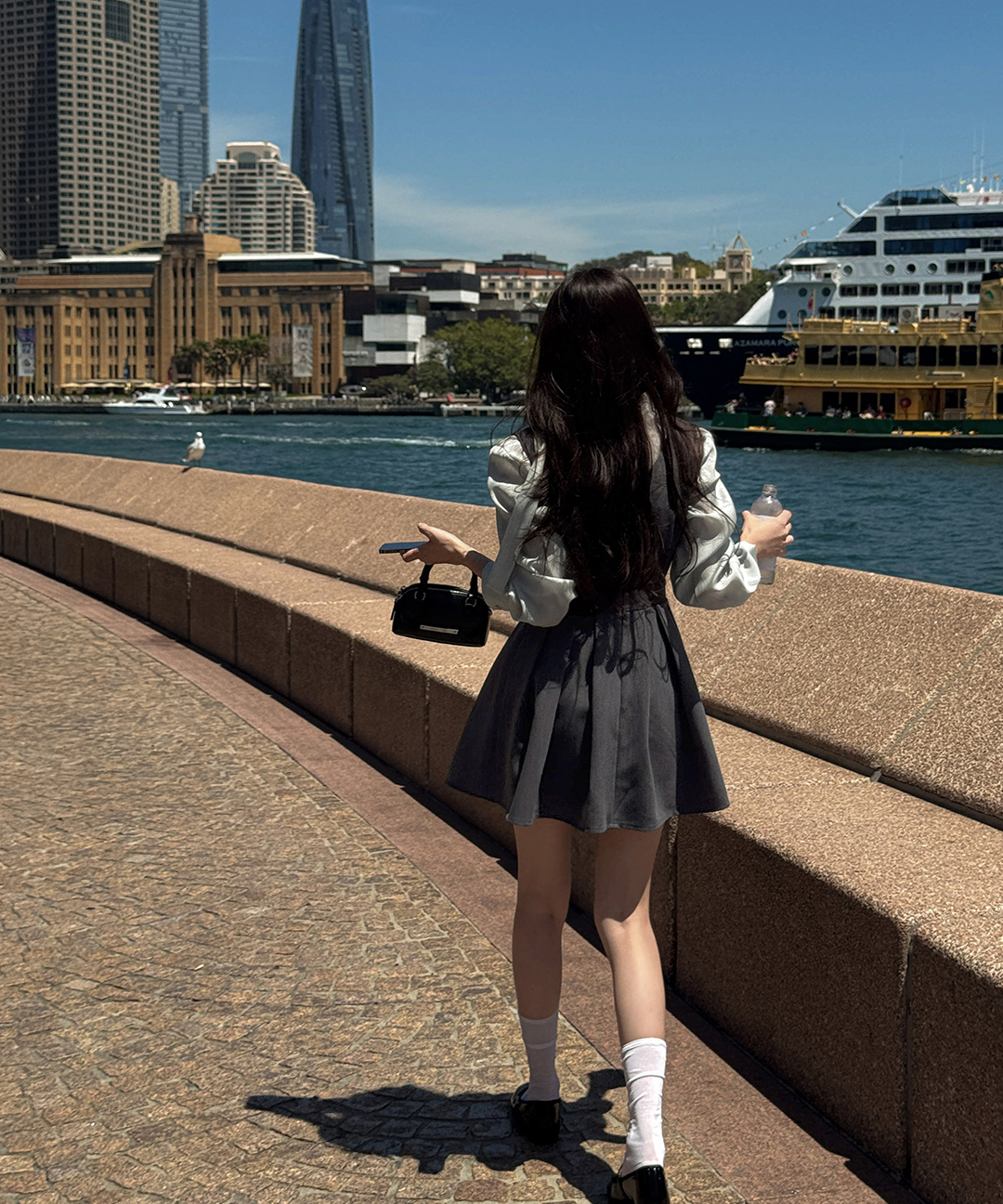 ケイクラブ バボン Vネック ピンタック ミニ ワンピース レディース ノースリーブ 結婚式 お呼ばれ 画像 4