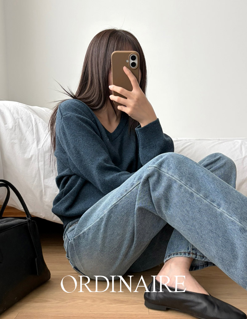 KANETHURA コンフィ Vネックニット 3カラー レディース 秋冬 画像 5