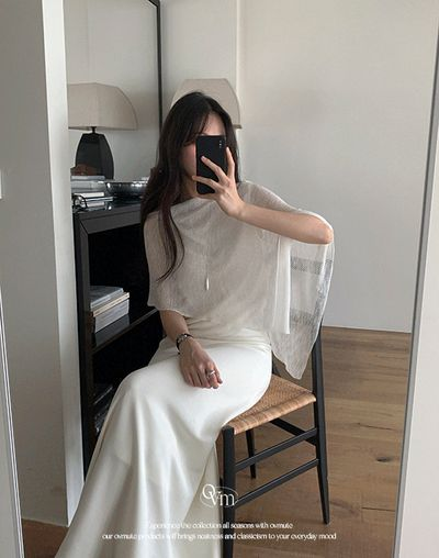 OVMUTE リッジケープニット レディース 結婚式 二次会 お呼ばれ 羽織り ニット 画像 2