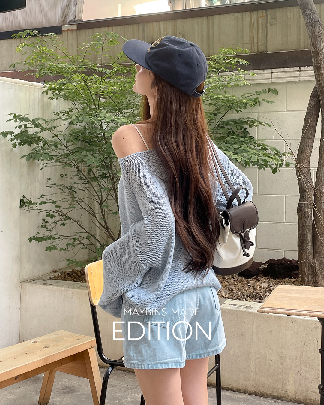メイビンス ムーイン ルーズフィットニット 夏用サマーニット 画像 5