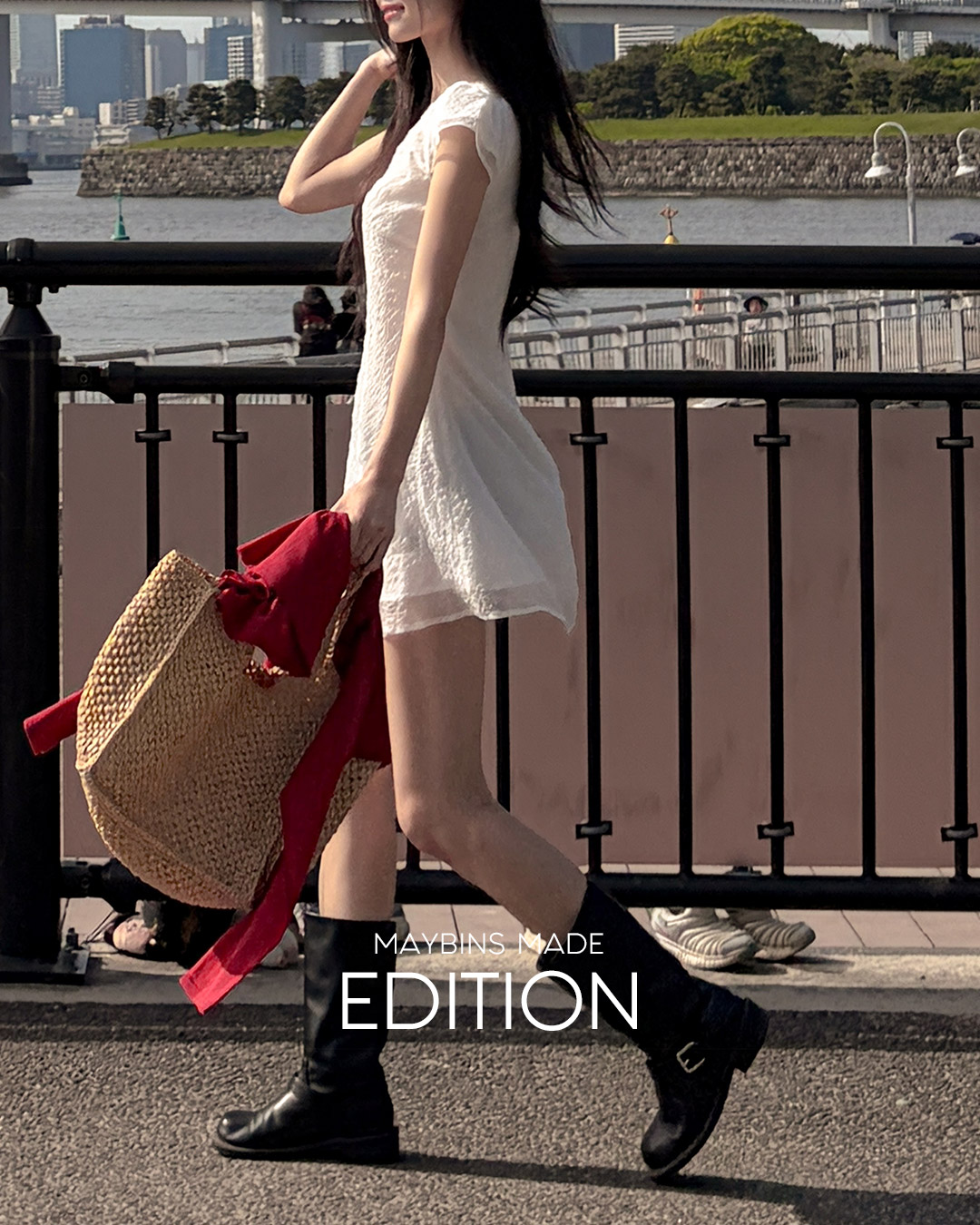ラミ シフォン ミニワンピース 新色追加 画像 5