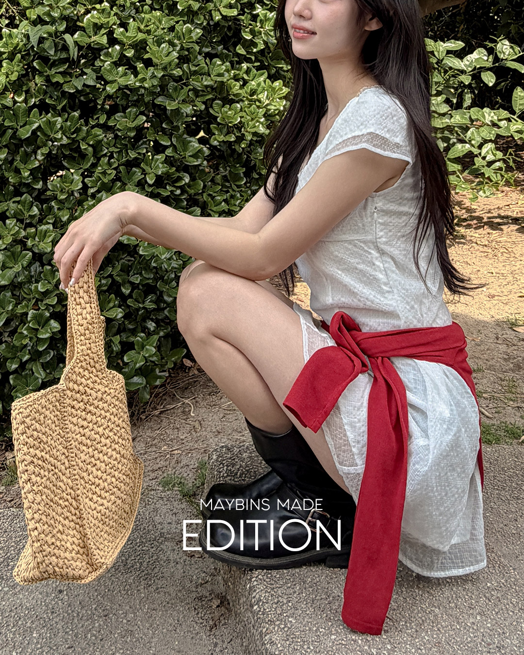 ラミ シフォン ミニワンピース 新色追加 画像 9