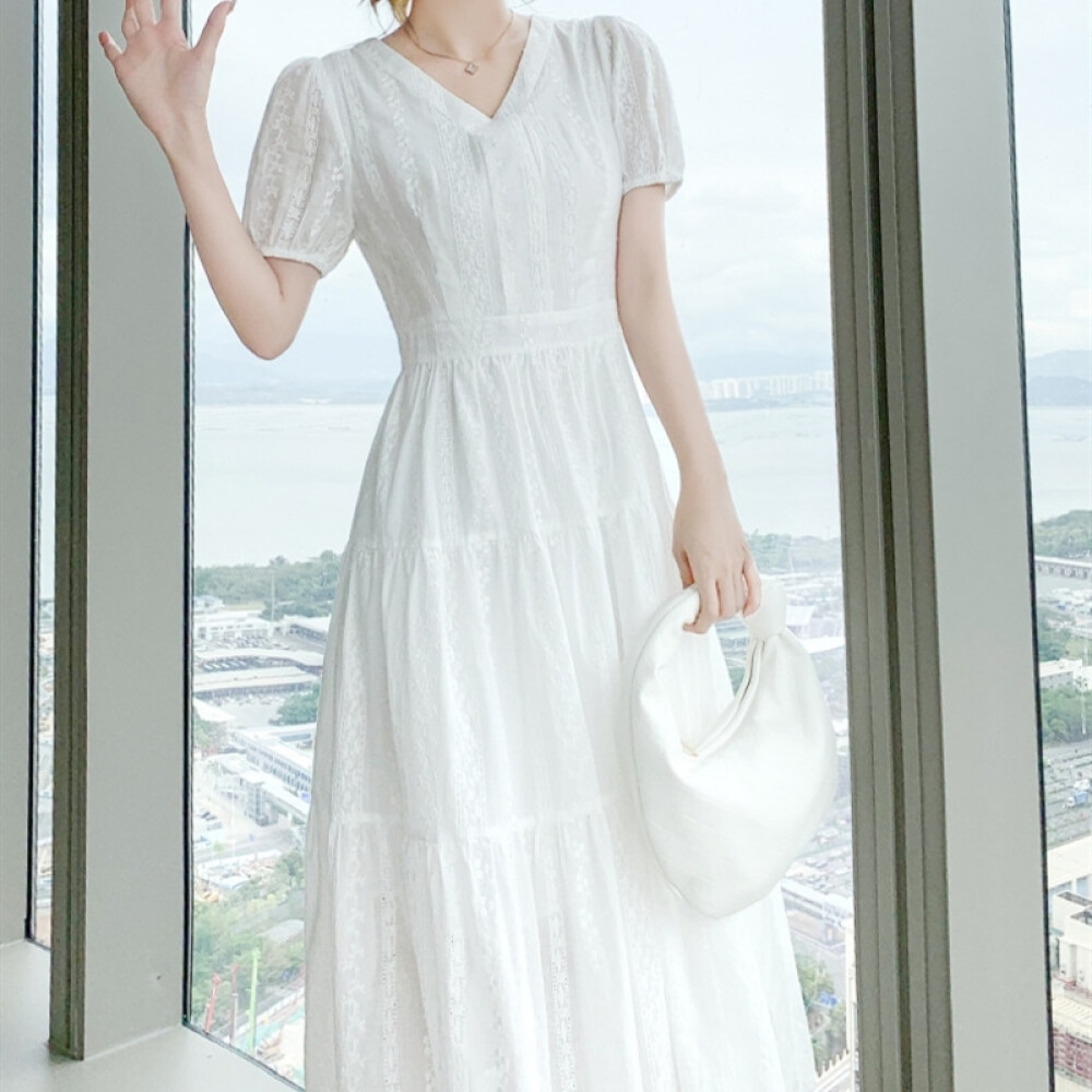 LE LABE コワイ プリーツ ノースリーブ ツイスト ロングワンピース 画像 3