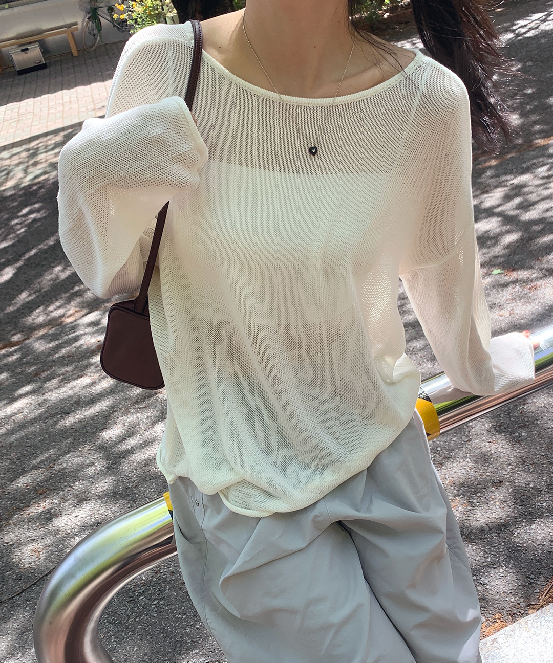ミュートワーム シャーベットルーズサマーニット レディース 春夏 薄手ニット 画像 4