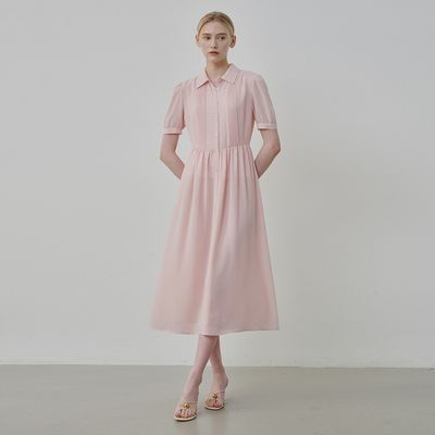 OLIVE des OLIVE シフォン プリーツワンピース OH6MO4860 レディース 画像 2