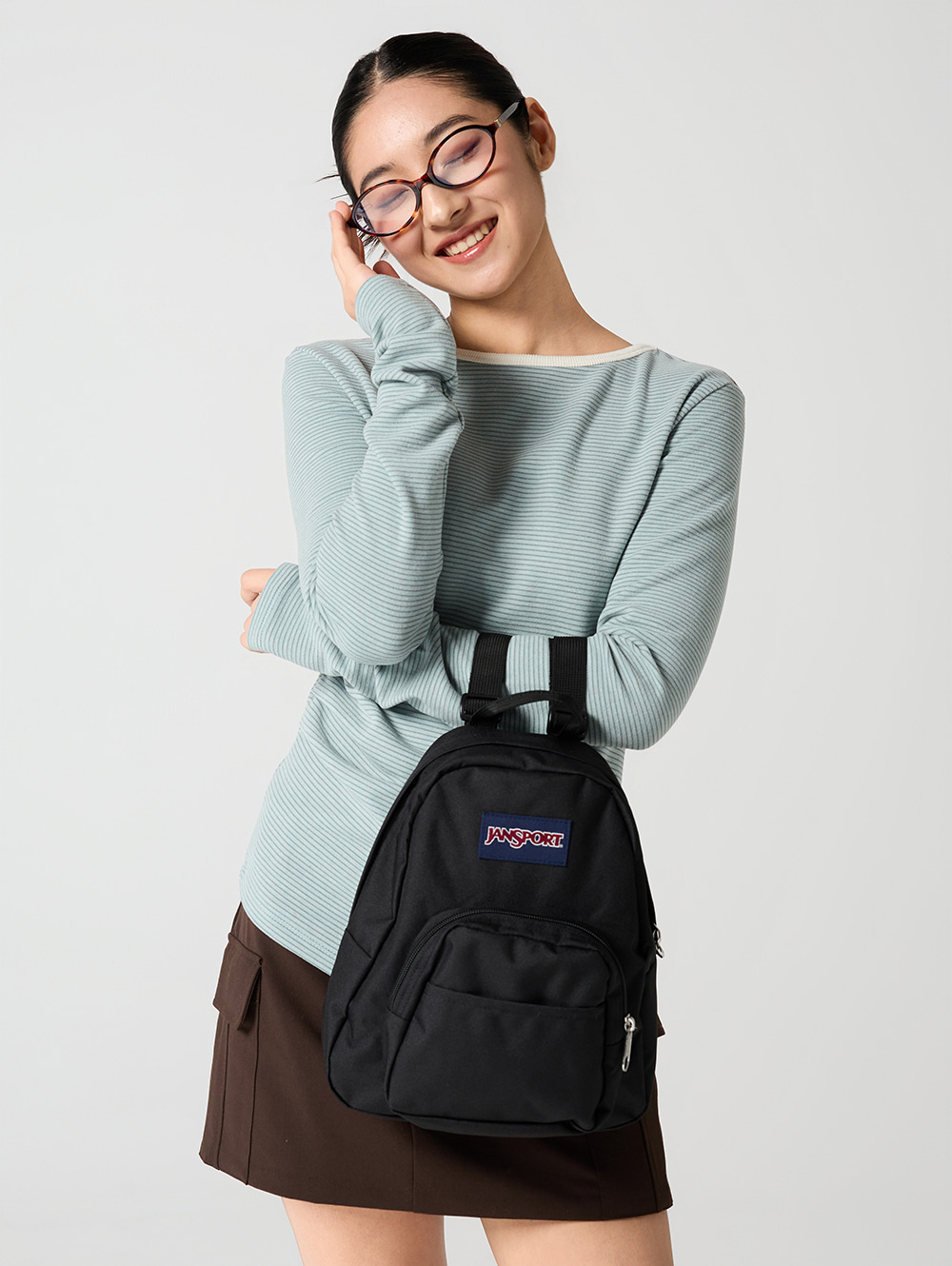 JANSPORT 하프파인트 미니백팩 BLACK 이미지 6