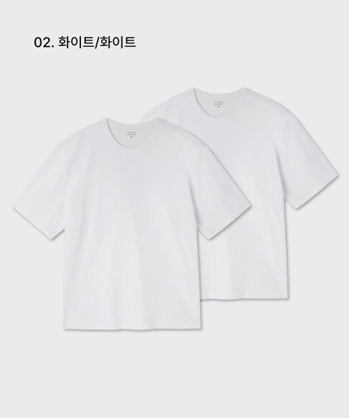 リラックス フィット クルー ネック Tシャツ 2パック 画像 3