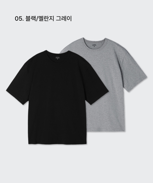 リラックス フィット クルー ネック Tシャツ 2パック 画像 5