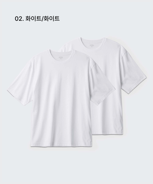 リラックス フィット クルー ネック Tシャツ 2パック 画像 3