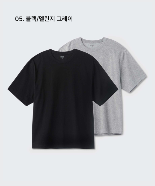 リラックス フィット クルー ネック Tシャツ 2パック 画像 5
