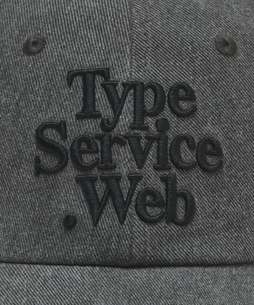 TYPESERVICE 타입서비스(TYPESERVICE) Typeservice Web Cap [Dark Gray] 이미지 4