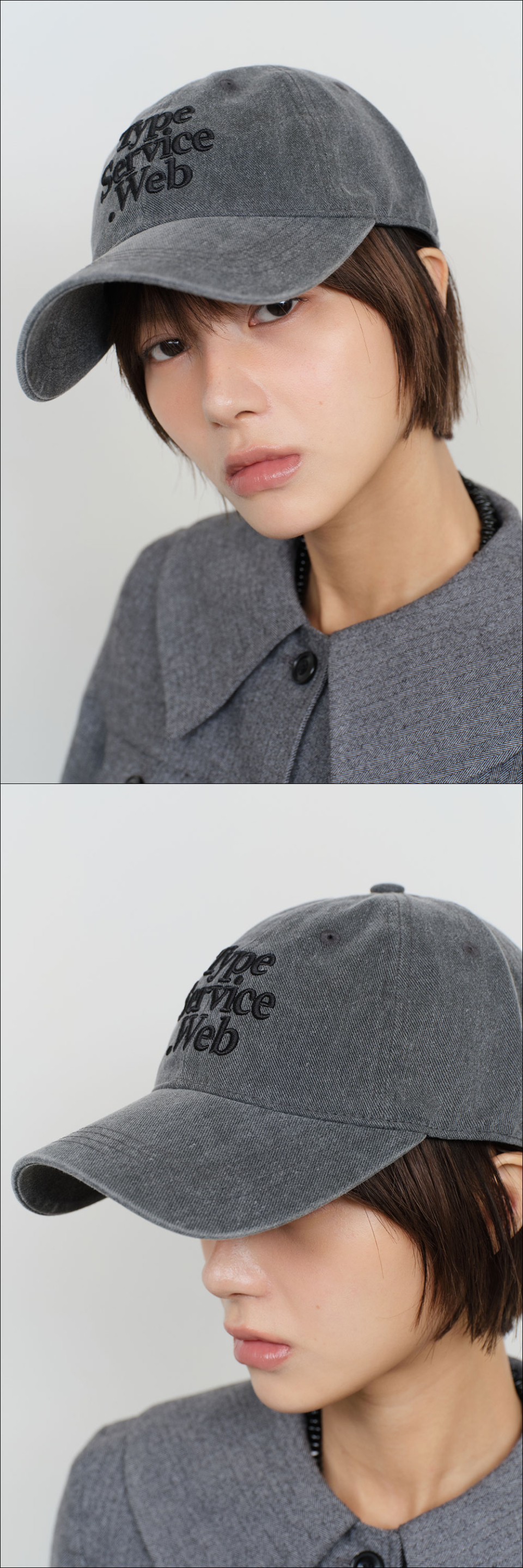 TYPESERVICE 타입서비스(TYPESERVICE) Typeservice Web Cap [Dark Gray] 이미지 5