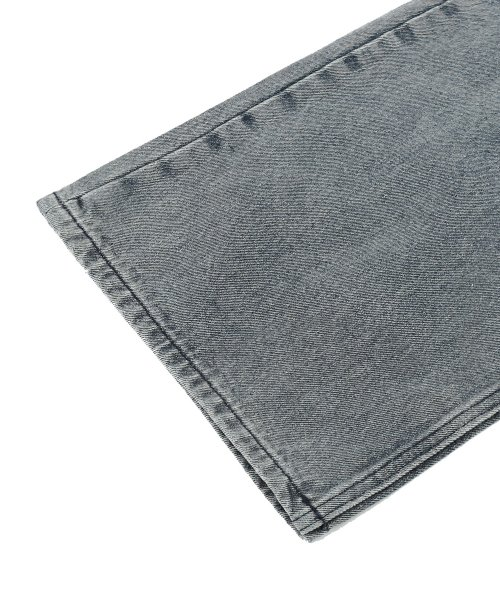 トリリオン バイオストーンウォッシュ ワイドデニムパンツ BLUE GRAY 画像 7
