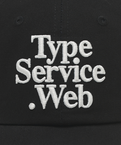 TYPESERVICE 타입서비스(TYPESERVICE) Typeservice Web Cap [Black] 이미지 4