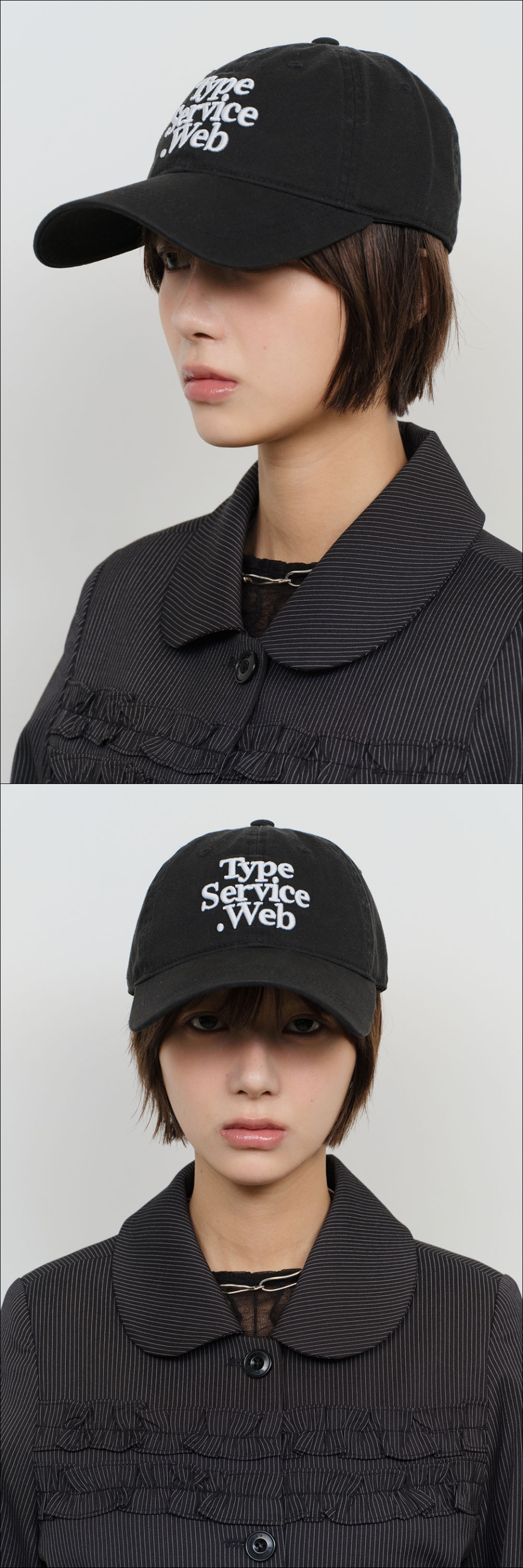 TYPESERVICE 타입서비스(TYPESERVICE) Typeservice Web Cap [Black] 이미지 5