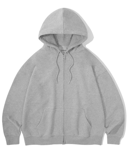 フィルミネイト 2WAYエッセンシャルフードジップアップ グレー
