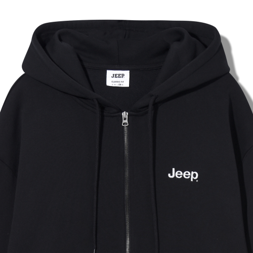 JEEP ジップアップパーカー JR5BK オーバーフィット 2WAY フーディー スモールサイズ 画像 7