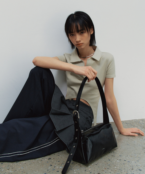 レイヤー ショルダーバッグ 8カラー 이미지 3