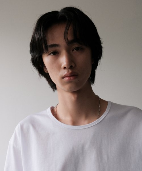 ミナブ Uネック半袖Tシャツ クールコットン 2枚セット 画像 3
