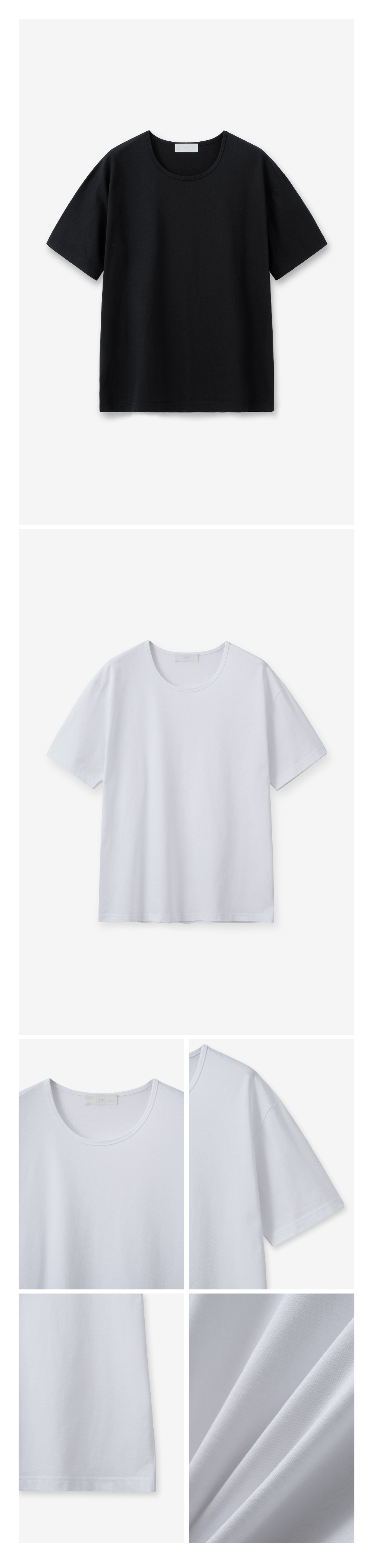 ミナブ Uネック半袖Tシャツ クールコットン 2枚セット 画像 9