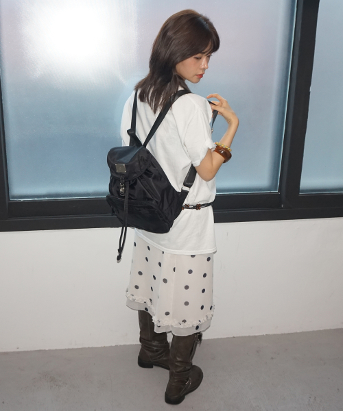 샐볼(SALBOL) SYMBOL NYLON SMALL BACKPACK 이미지 4