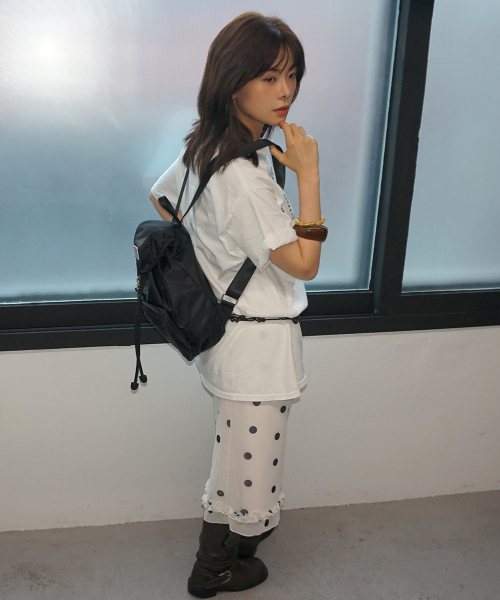샐볼(SALBOL) SYMBOL NYLON SMALL BACKPACK 이미지 5