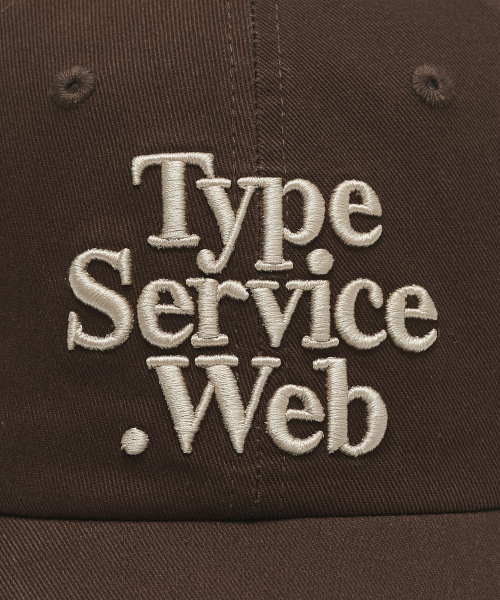 타입서비스(TYPESERVICE) Typeservice Web Cap [Brown] 이미지 4