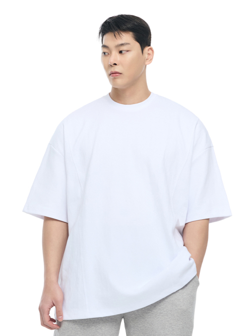 バイジェック 肩2重カッティング半袖Tシャツ 特殊綿100% オーバーフィット 10カラー メンズ 画像 4