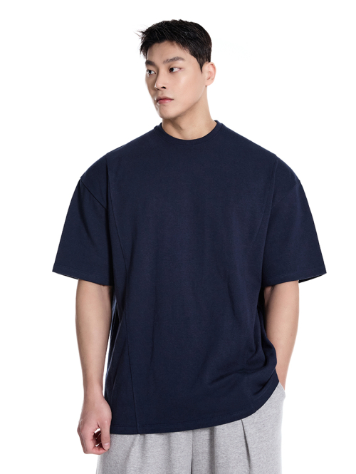 バイジェック 肩2重カッティング半袖Tシャツ 特殊綿100% オーバーフィット 10カラー メンズ 画像 8
