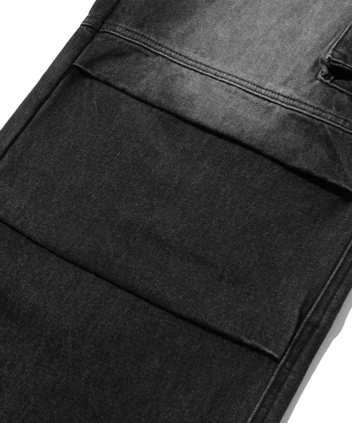 パラシュート カーゴ リベット デニムパンツ 画像 9