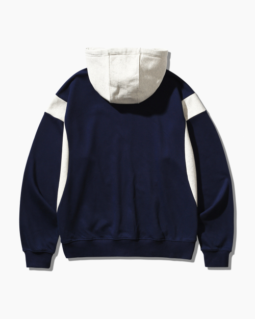 VLAD TYPE-B アートワーク刺繍フードジップアップ_ネイビー 画像 3